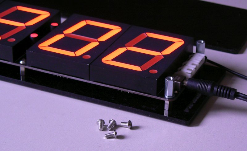 DIY
      digital GPS clock acrylic enclosure stackup